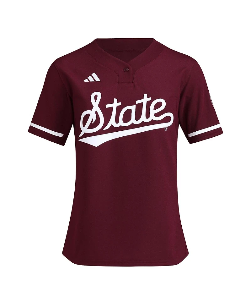 Adidas Women's Maroon Mississippi State Bulldogs Replica Softball Jersey