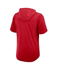 Nike Men's Red Boston Red Sox Tri-Blend Performance Hoodie T-Shirt