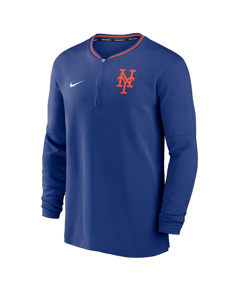 Nike Men's Royal New York Mets Authentic Collection Performance Half-Zip Top