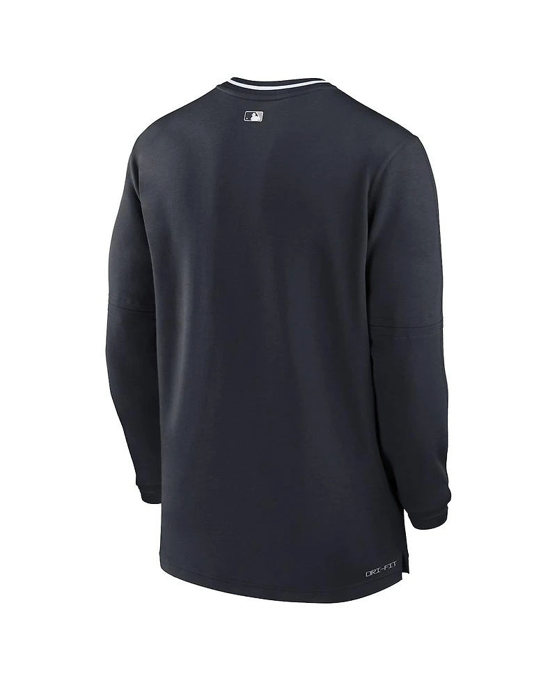 Nike Men's Navy New York Yankees Authentic Collection Performance Half-Zip Top