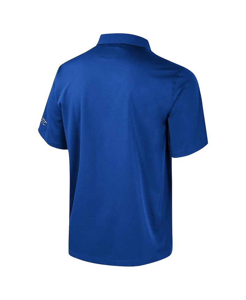 Colosseum Men's Royal Duke Blue Devils Strike Bowling Button-Up Shirt