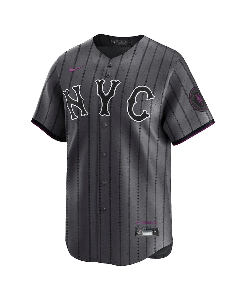 Nike Men's Gray New York Mets City Connect Limited Jersey