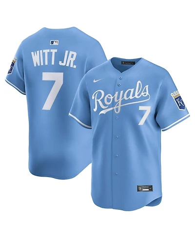 Nike Men's Bobby Witt Jr. Light Blue Kansas City Royals Alternate Limited Player Jersey