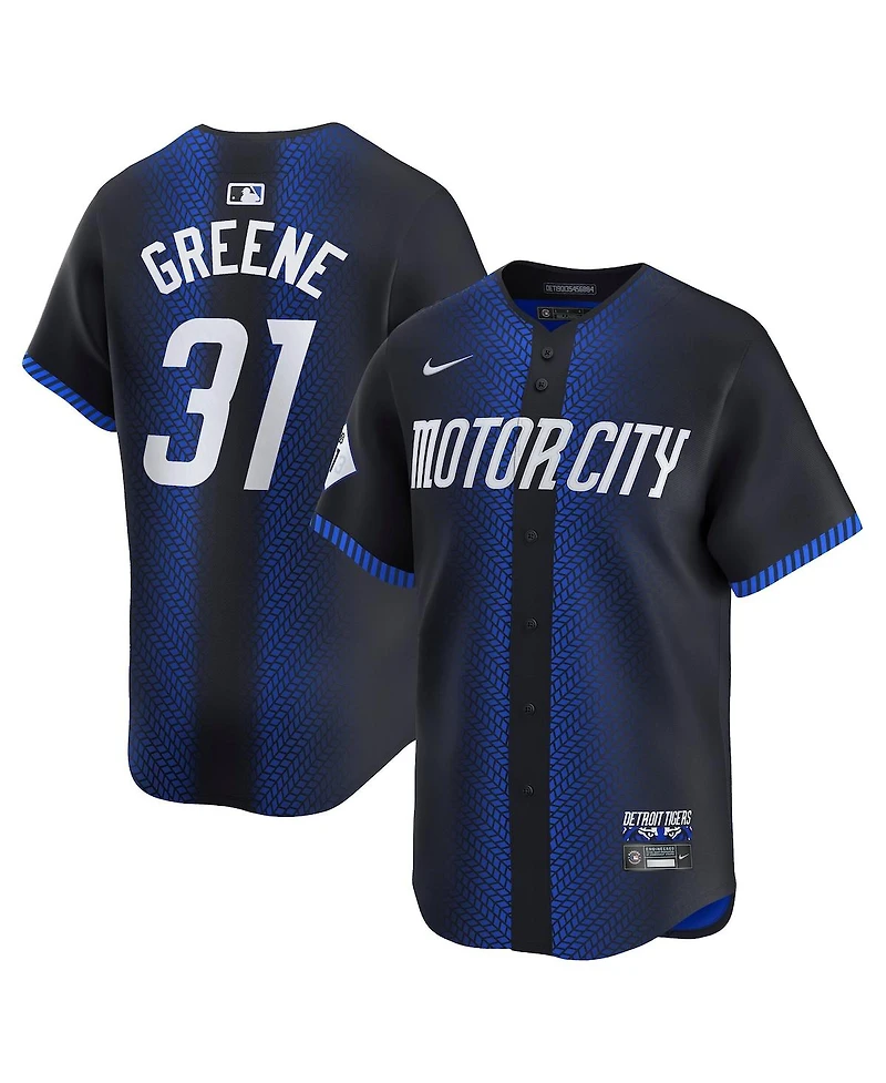 Nike Men's Riley Greene Navy Detroit Tigers City Connect Limited Player Jersey