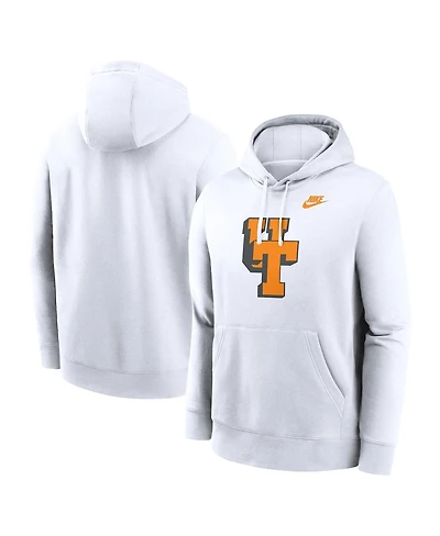 Nike Men's White Tennessee Volunteers Vault Block Pullover Hoodie
