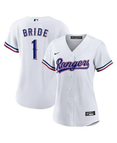 Nike Women's White Texas Rangers 1 Bride Home Replica Jersey