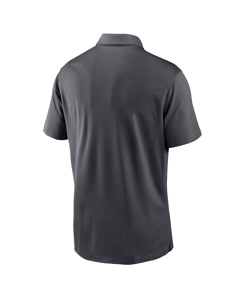 Nike Men's Anthracite Cincinnati Bengals Franchise Performance Polo Shirt