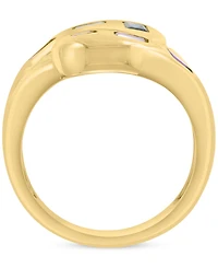 Effy Multi-Gemstone Statement Ring (1-1/2 ct. t.w.) in 14k Yellow Gold-Plated Sterling Silver