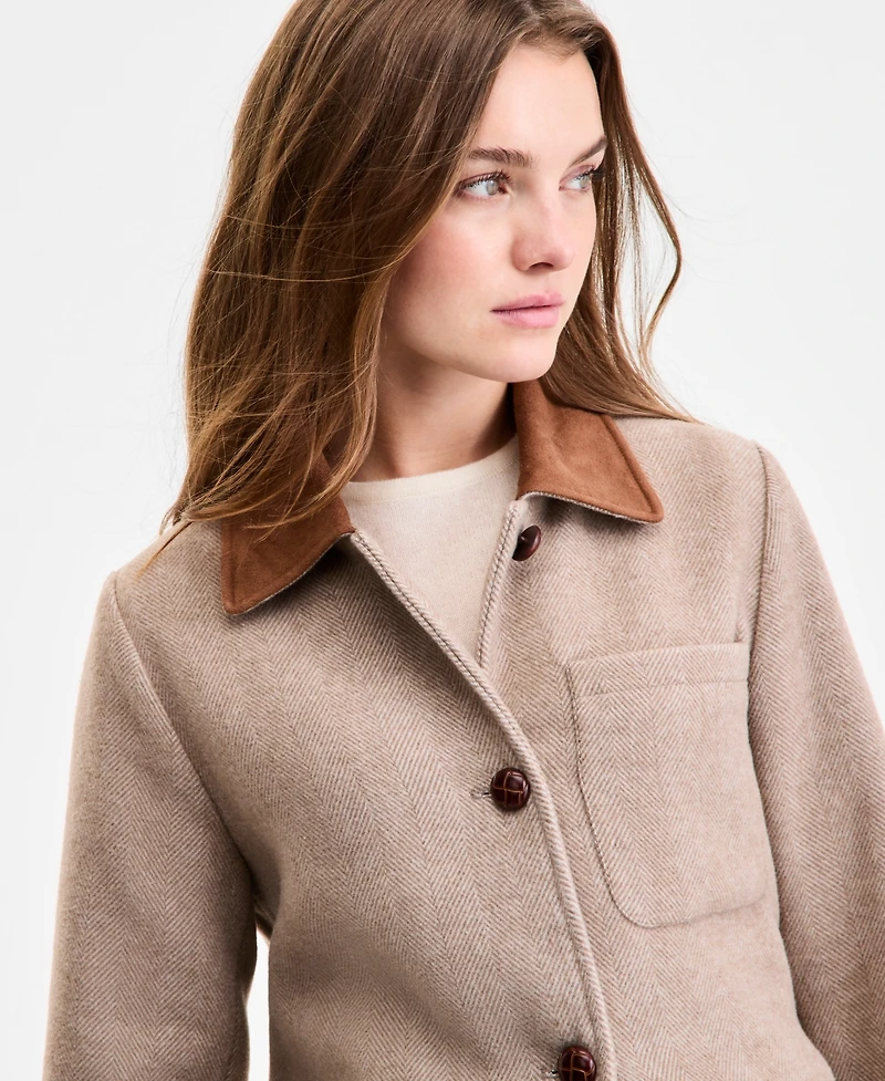 Steve Madden Women's Belted Single-Breasted Jacket