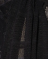 Lauren Ralph Open Knit Ruana