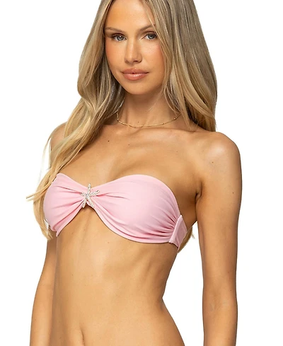 Edikted Women's Starfish Bandeau Bikini Top