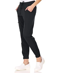 Medichic Plus Leah 5-Pocket Stretch Cargo Jogger Scrub Pants Yellow 3X Large