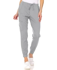 Medichic Plus Leah 5-Pocket Stretch Cargo Jogger Scrub Pants Yellow 3X Large