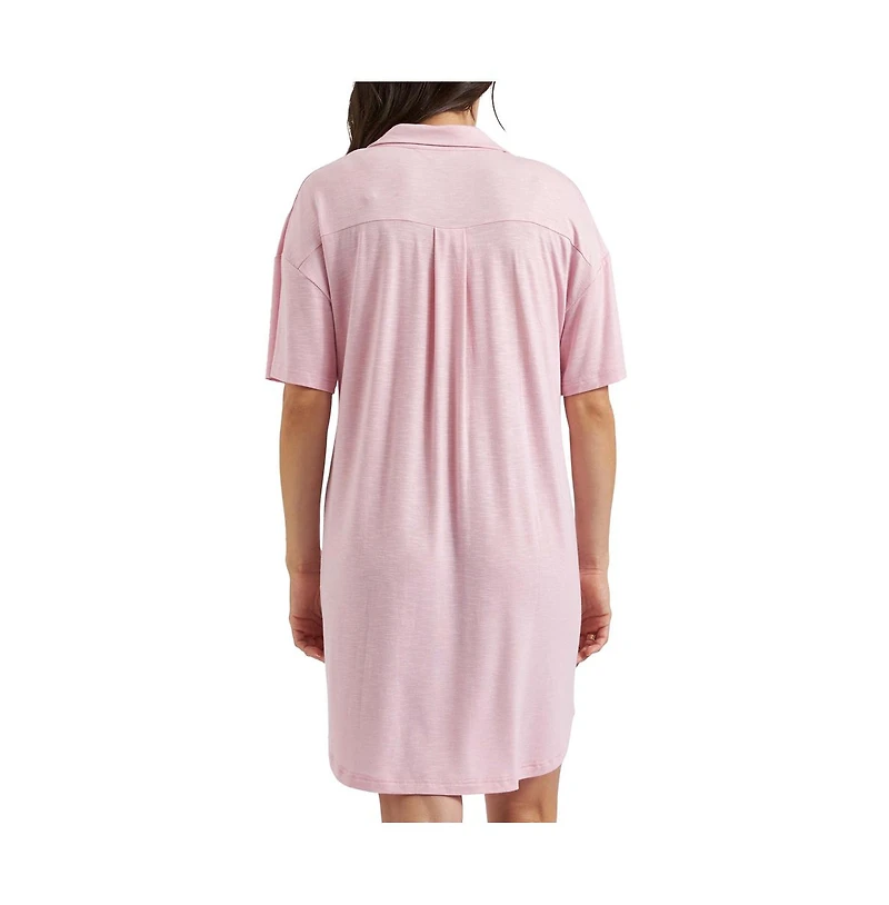 Ripe Maternity Maternity Dreamy Night Shirt in Dusty Pink - Comfy and Stylish Sleepwear