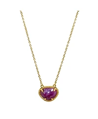 Adornia Fine Birthstone Necklace 14k Gold Vermeil