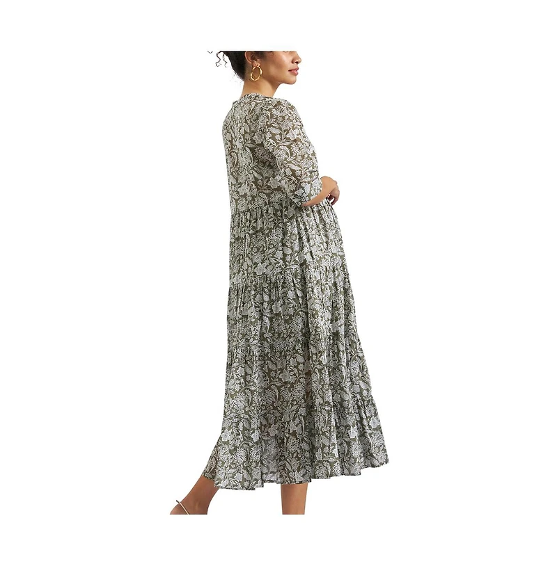 Ripe Maternity Ezra Tiered Dress