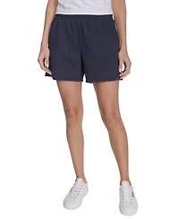 Calvin Klein Women's Smocked Waistband Midi Shorts