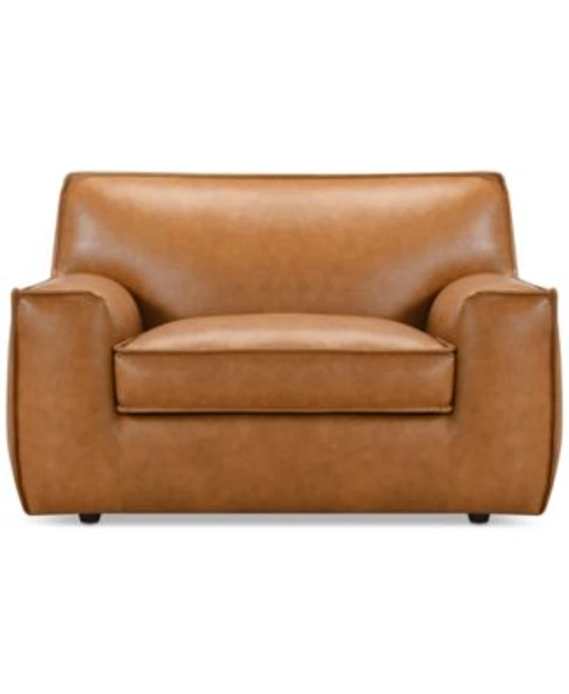 Glympton Leather Sofa Collection Macys Exclusive