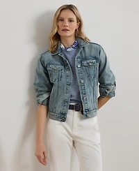 Lauren Ralph Women's Denim Trucker Jacket
