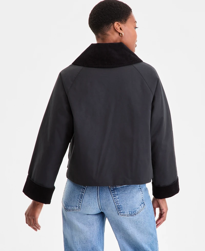 Barbour Women's Nora Oversized-Collar Utility Jacket, Exclusively at Macy's