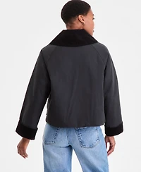 Barbour Women's Nora Oversized-Collar Utility Jacket, Exclusively at Macy's