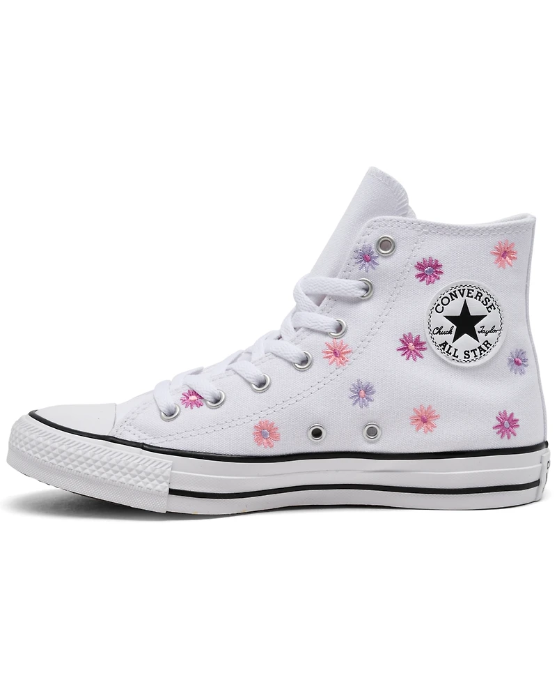 Converse Big Girls Chuck Taylor All Star Florals High Top Casual Sneakers from Finish Line
