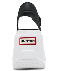 Hunter Women's Abel Square Toe Wedge Casual Sandals from Finish Line