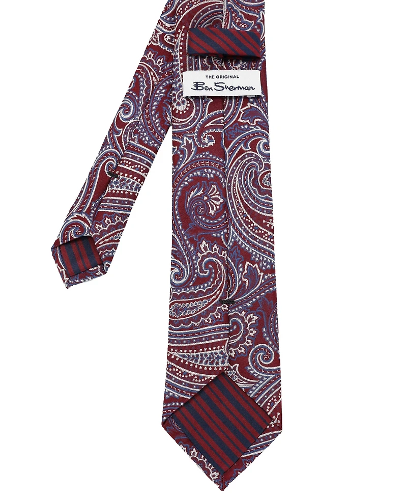Ben Sherman Men's Paisley Silk Tie