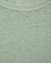 Mango Women's Short-Sleeved Linen T-Shirt