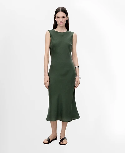 Mango Women's Shift Midi Dress
