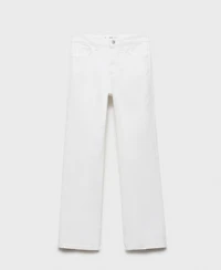 Mango Women's Matilda Medium-Rise Straight-Fit Jeans