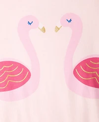 First Impressions Baby Girls Flamingos Graphic Sunsuit, Exclusively at Macy's