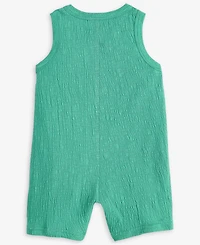First Impressions Baby Boys Knit Gauze Sunsuit, Exclusively at Macy's