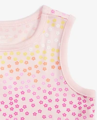 First Impressions Baby Girls Gradient Floral-Print Tank Dress, Exclusively at Macy's