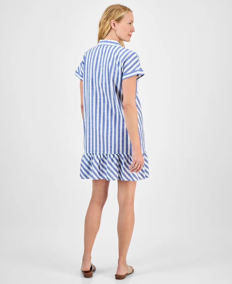 Style & Co Petite Cotton Shirtdress, Exclusively at Macy's