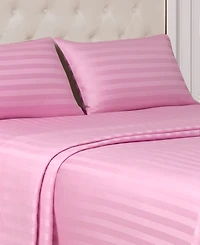 Juicy Couture Royal Dreams Damask Stripe 300-Thread Count Sateen Cotton 3-Pc. Sheet Set, Twin