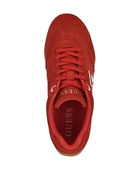 Guess Women's Gabiey Low Profile Suede Lace-Up Sneakers