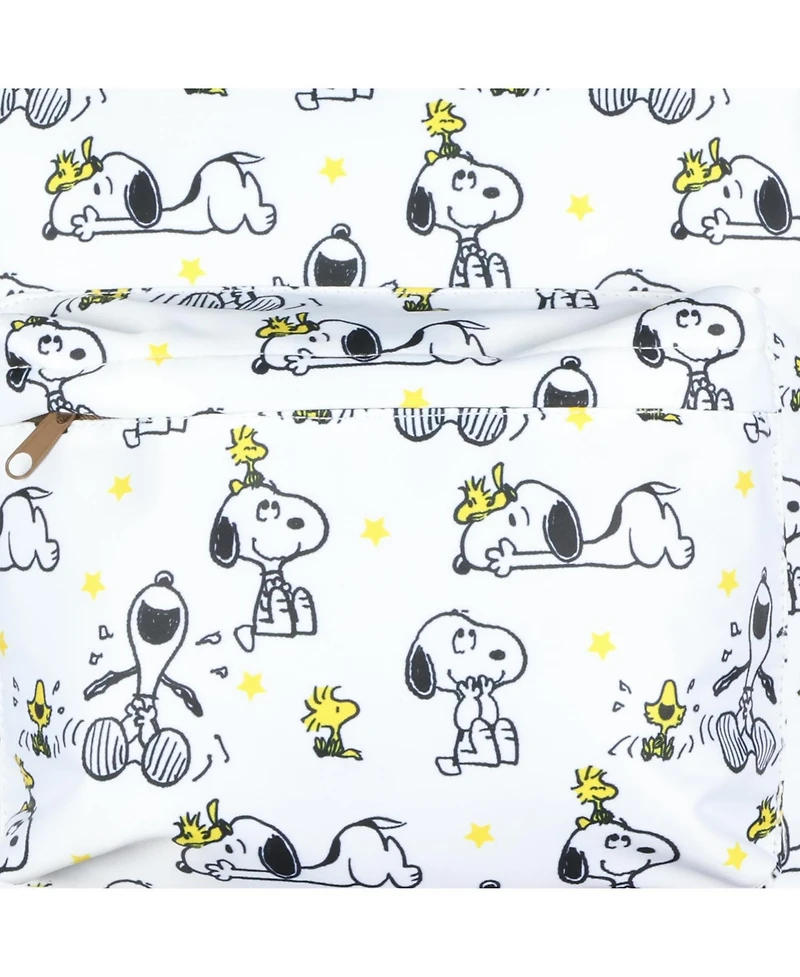 Peanuts Backpack Snoopy and Woodstock All-Over Tossed Print School Book Bag