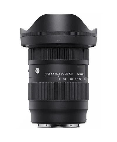 Sigma 16-28mm f/2.8 Dg Dn Contemporary Lens for Sony E, Bundle with Flashpoint Zoom Li-on X R2 Ttl On-Camera Round Flash Speedlight, 72mm Filter Kit,