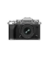 Fujifilm X-T5 Mirrorless Camera, Silver with Xf 16-50mm f/2.8-4.8 R Lm Wr Lens, Bundle with 128GB Memory Card, Shoulder Bag, Np-W235 Battery, Smart Ch
