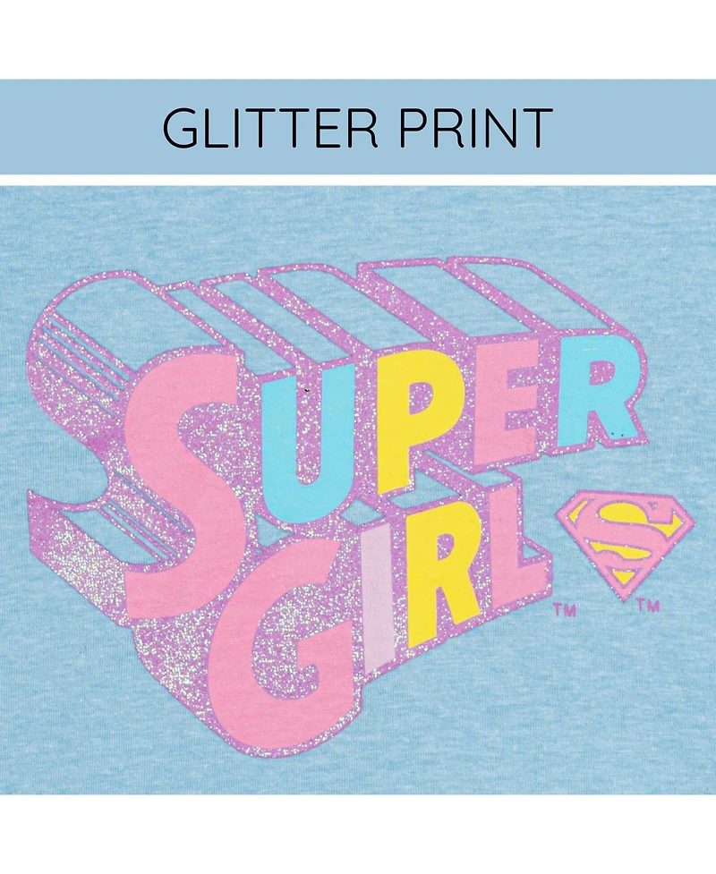 Justice League Girls Dc Comics Super Ringer T-Shirt