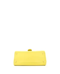 Pre-Owned Delvaux Small East West Brillant Top Handle Bag Leather