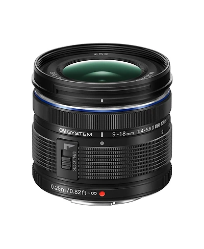 Om System M.Zuiko Digital Ed 9-18mm f/4.0-5.6 Ii Lens