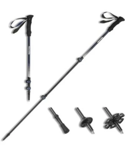 Naturehike Trekking Poles Carbon 169g Adjustable Ultra Lightweight Hiking Sticks Walking Stick With Accessories For Outdoornavy Blue