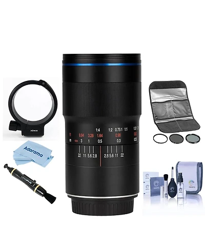 Venus Laowa 100mm f/2.8 2X Ultra Macro Apo Lens for Sony Fe, Bundle with Hoya 67mm Digital Filter Kit Ii, Laowa Tripod Collar, Lens Cleaner, Cleaning