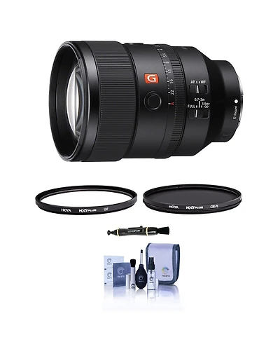 Sony Fe 135mm F1.8 Gm Lens for Sony E, Bundle with Hoya Nxt Plus 82mm Uv+Cpl Filter Kit, Cleaning Kit, Lens Cleaner
