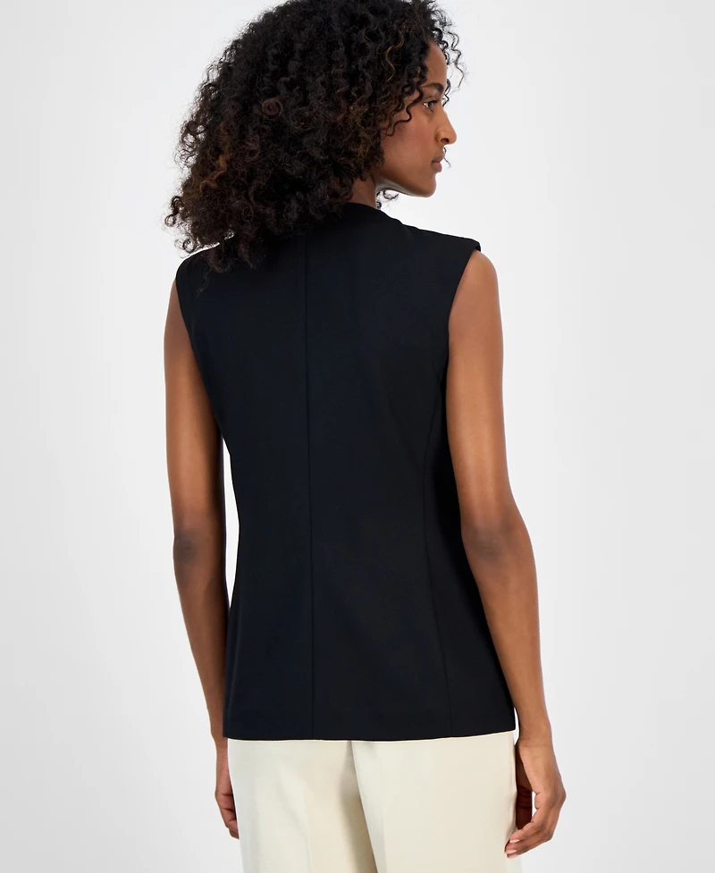 Anne Klein Women's Four-Button Vest