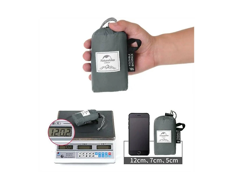 Naturehike 18L Lightweight Waterproof Packable Backpack – 30D Nylon, Ykk Zippers, Foldable Hiking Daypack for Travel & Camping,blue