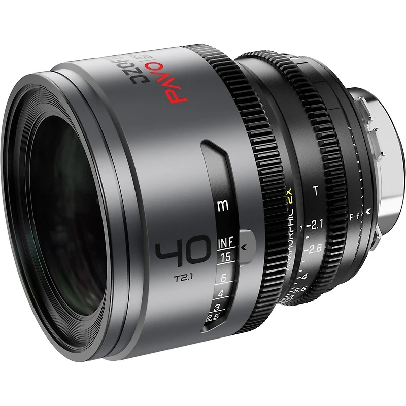 Dzofilm DZOFilm Pavo 40mm T2.1 2x Anamorphic Prime Lens for Pl/Ef Mount, Neutral Coating (Feet)