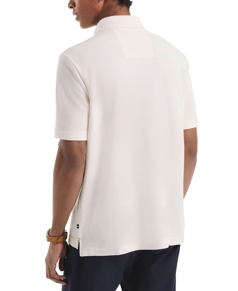 Nautica Men's Classic-Fit Herringbone Polo Shirt